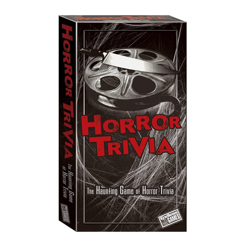 Endless Games Horror Trivia Card Game - Test Your Knowledge of Horror Pop Culture Facts with 300 Scary Fun Trivia Questions - Image 1